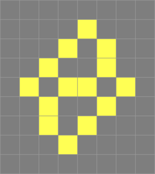 x = 6, y = 7, rule = B3/S23 bbbobb$bbobob$bobbob$oboobo$bobbob$bobobb$bbobbb!